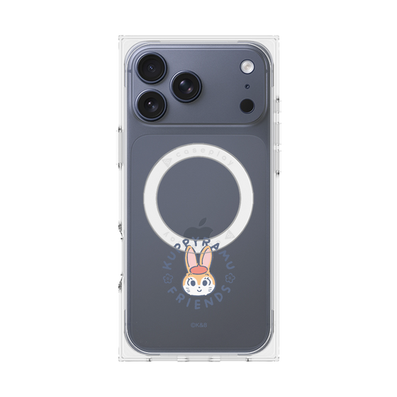 Premium Square Case with MagSafe［ Kuppyramu Friends - Logo - Kuppy ］