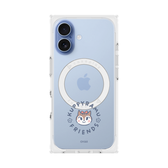 Premium Square Case with MagSafe［ Kuppyramu Friends - Logo - Ram ］