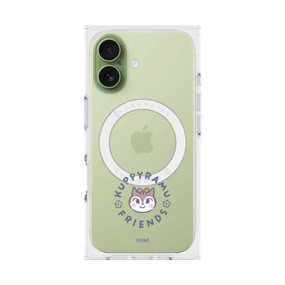 Premium Square Case with MagSafe［ Kuppyramu Friends - Logo - Ram ］