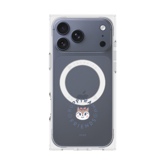 Premium Square Case with MagSafe［ Kuppyramu Friends - Logo - Ram ］