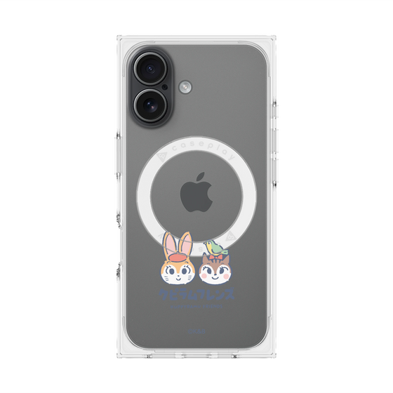 Premium Square Case with MagSafe［ Kuppyramu Friends - Logo - Nakayoshi  ］