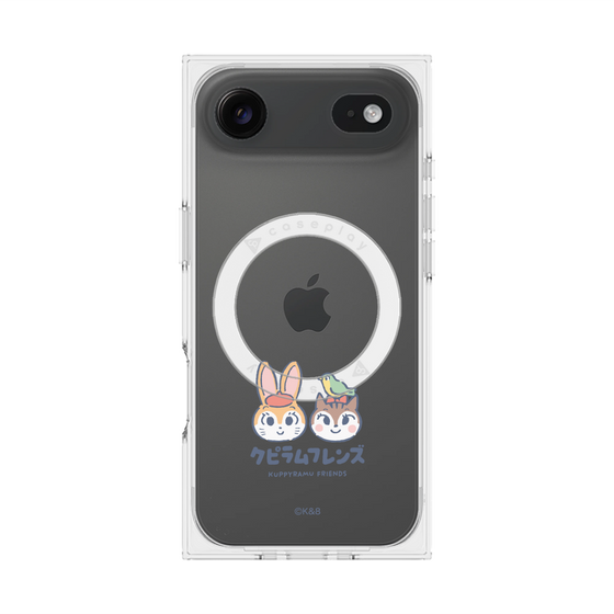 Premium Square Case with MagSafe［ Kuppyramu Friends - Logo - Nakayoshi  ］