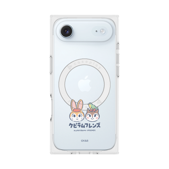 Premium Square Case with MagSafe［ Kuppyramu Friends - Logo - Nakayoshi  ］
