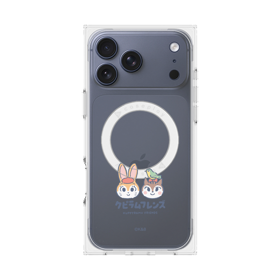 Premium Square Case with MagSafe［ Kuppyramu Friends - Logo - Nakayoshi  ］