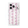 Premium Square Case with MagSafe［ Original - CASEPLAY Initial All-over Pattern - Pink ］