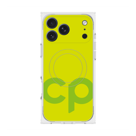 Premium Square Case with MagSafe［ Original - CASEPLAY Initial - Green ］