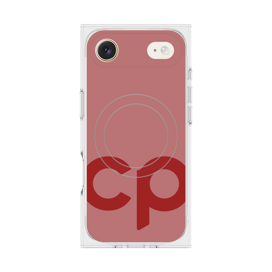 Premium Square Case with MagSafe［ Original - CASEPLAY Initial - Red ］