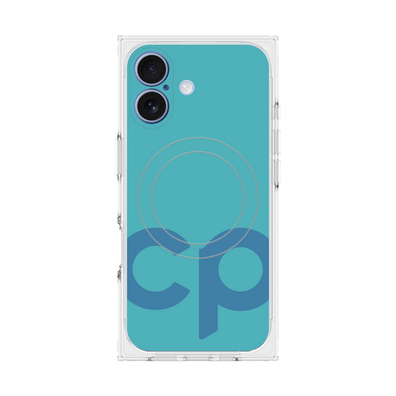 Premium Square Case with MagSafe［ Original - CASEPLAY Initial - Light Blue ］