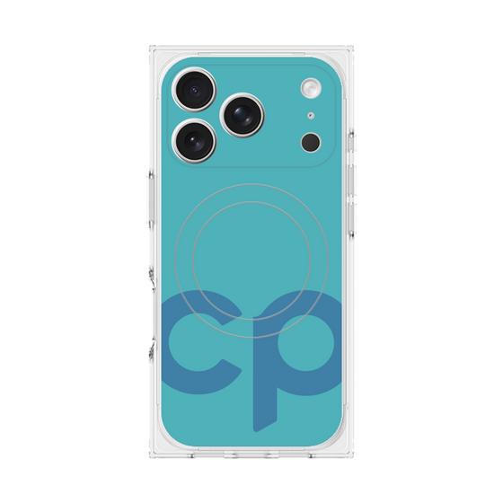 Premium Square Case with MagSafe［ Original - CASEPLAY Initial - Light Blue ］