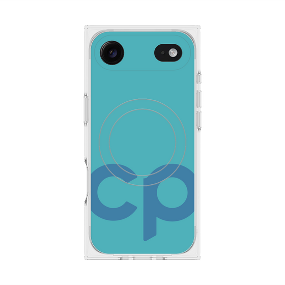 Premium Square Case with MagSafe［ Original - CASEPLAY Initial - Light Blue ］