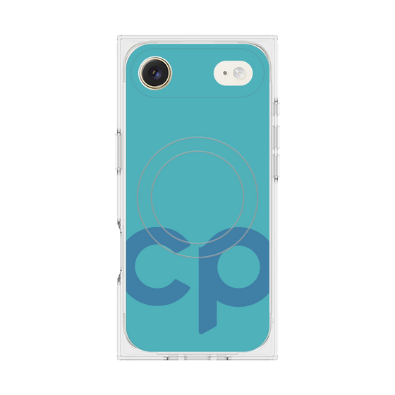 Premium Square Case with MagSafe［ Original - CASEPLAY Initial - Light Blue ］