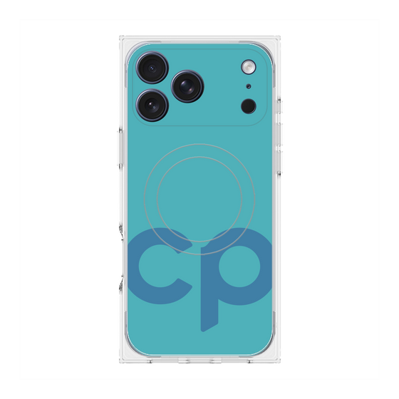 Premium Square Case with MagSafe［ Original - CASEPLAY Initial - Light Blue ］