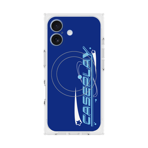 Premium Square Case with MagSafe［ Original - Y2K Arrange - Blue ］