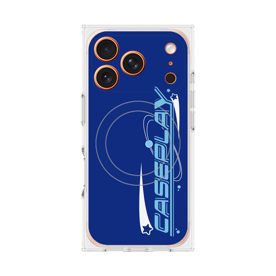 Premium Square Case with MagSafe［ Original - Y2K Arrange - Blue ］