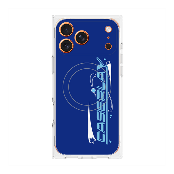 Premium Square Case with MagSafe［ Original - Y2K Arrange - Blue ］