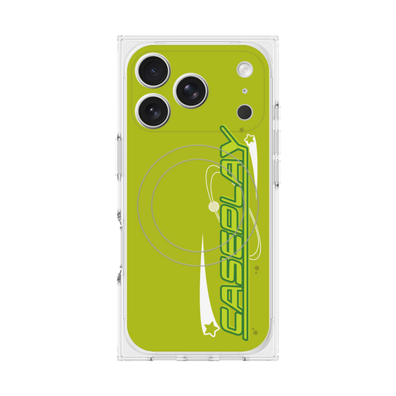 Premium Square Case with MagSafe［ Original - Y2K Arrange - Green ］