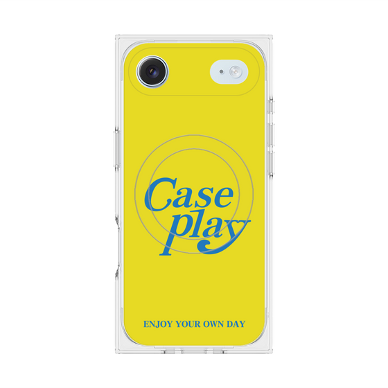 Premium Square Case with MagSafe［ Original - ENJOY YOUR OWN DAY - Yellow ］