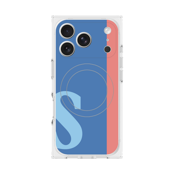 Premium Square Case with MagSafe［ Original - initial color line - S blue ］