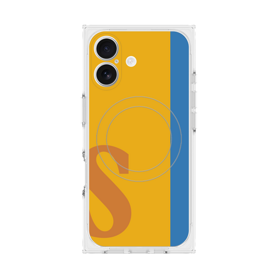 Premium Square Case with MagSafe［ Original - initial color line - S orange ］