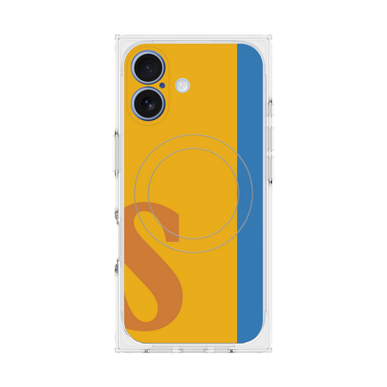 Premium Square Case with MagSafe［ Original - initial color line - S orange ］