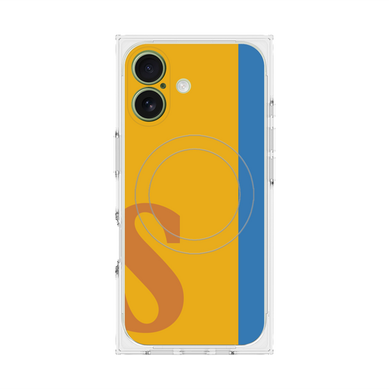 Premium Square Case with MagSafe［ Original - initial color line - S orange ］