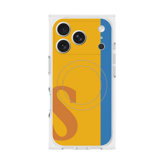 Premium Square Case with MagSafe［ Original - initial color line - S orange ］