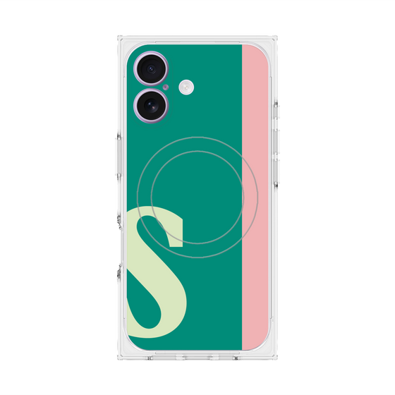 Premium Square Case with MagSafe［ Original - initial color line - S green ］