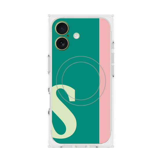 Premium Square Case with MagSafe［ Original - initial color line - S green ］