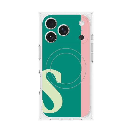 Premium Square Case with MagSafe［ Original - initial color line - S green ］