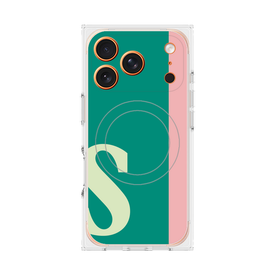 Premium Square Case with MagSafe［ Original - initial color line - S green ］