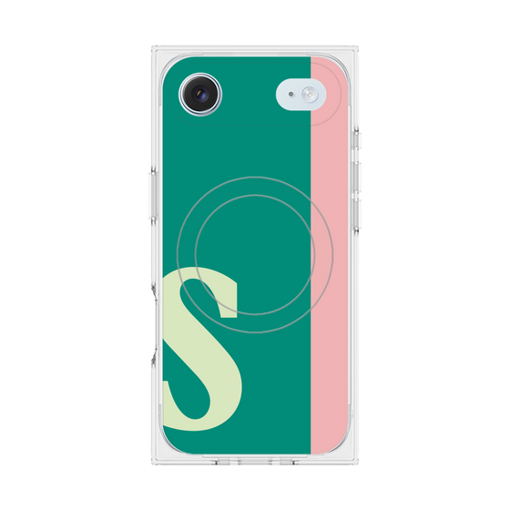 Premium Square Case with MagSafe［ Original - initial color line - S green ］