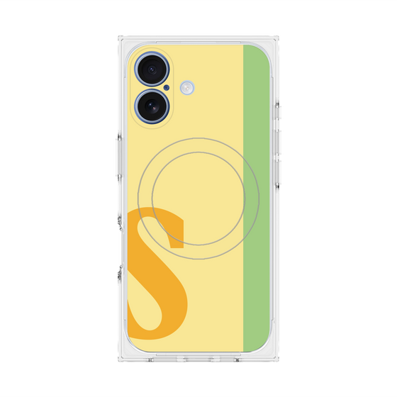 Premium Square Case with MagSafe［ Original - initial color line - S yellow ］