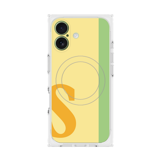 Premium Square Case with MagSafe［ Original - initial color line - S yellow ］