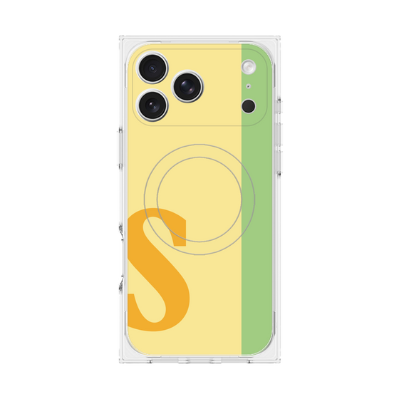 Premium Square Case with MagSafe［ Original - initial color line - S yellow ］