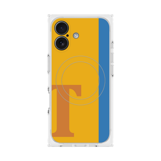 Premium Square Case with MagSafe［ Original - initial color line - T orange ］