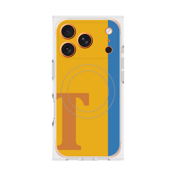 Premium Square Case with MagSafe［ Original - initial color line - T orange ］