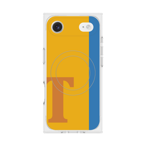 Premium Square Case with MagSafe［ Original - initial color line - T orange ］