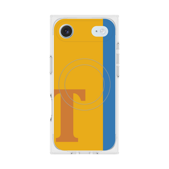 Premium Square Case with MagSafe［ Original - initial color line - T orange ］