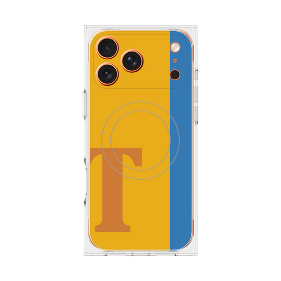 Premium Square Case with MagSafe［ Original - initial color line - T orange ］