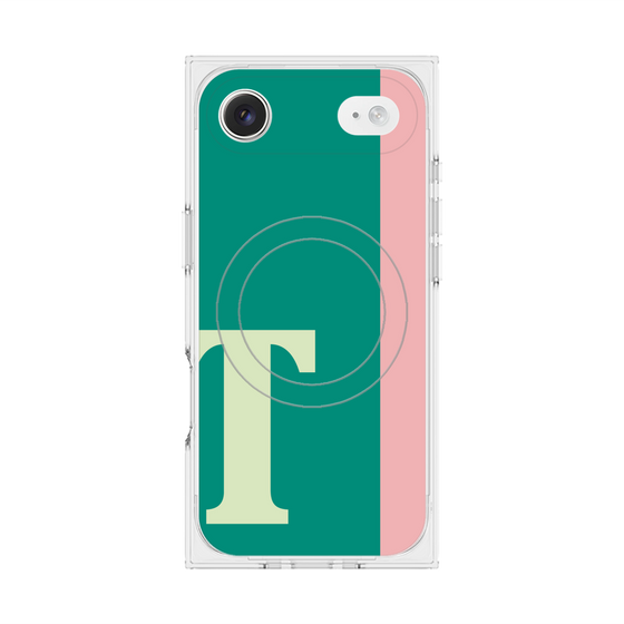 Premium Square Case with MagSafe［ Original - initial color line - T green ］