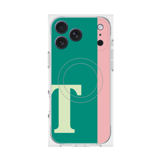 Premium Square Case with MagSafe［ Original - initial color line - T green ］