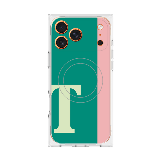 Premium Square Case with MagSafe［ Original - initial color line - T green ］