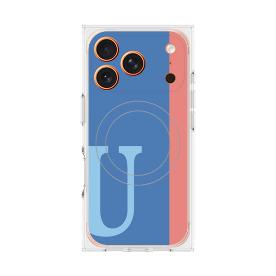 Premium Square Case with MagSafe［ Original - initial color line - U blue ］