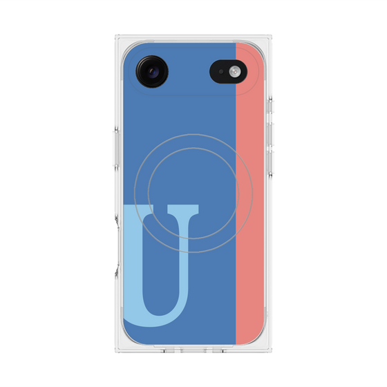 Premium Square Case with MagSafe［ Original - initial color line - U blue ］