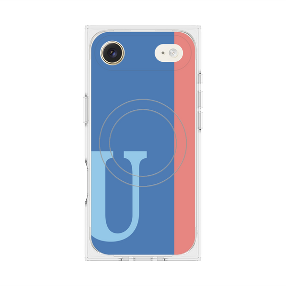 Premium Square Case with MagSafe［ Original - initial color line - U blue ］