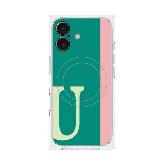 Premium Square Case with MagSafe［ Original - initial color line - U green ］