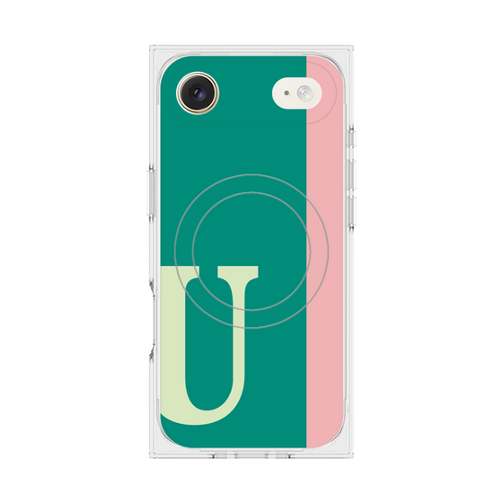 Premium Square Case with MagSafe［ Original - initial color line - U green ］