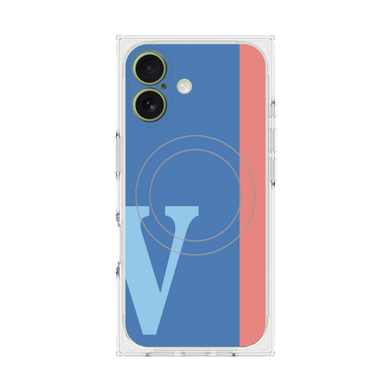 Premium Square Case with MagSafe［ Original - initial color line - V blue ］