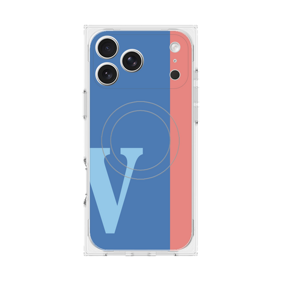 Premium Square Case with MagSafe［ Original - initial color line - V blue ］