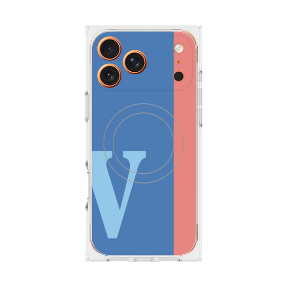 Premium Square Case with MagSafe［ Original - initial color line - V blue ］